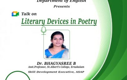 Live chat on “Literary Devices in Poetry”